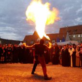Feuer-Show Knights' Festival