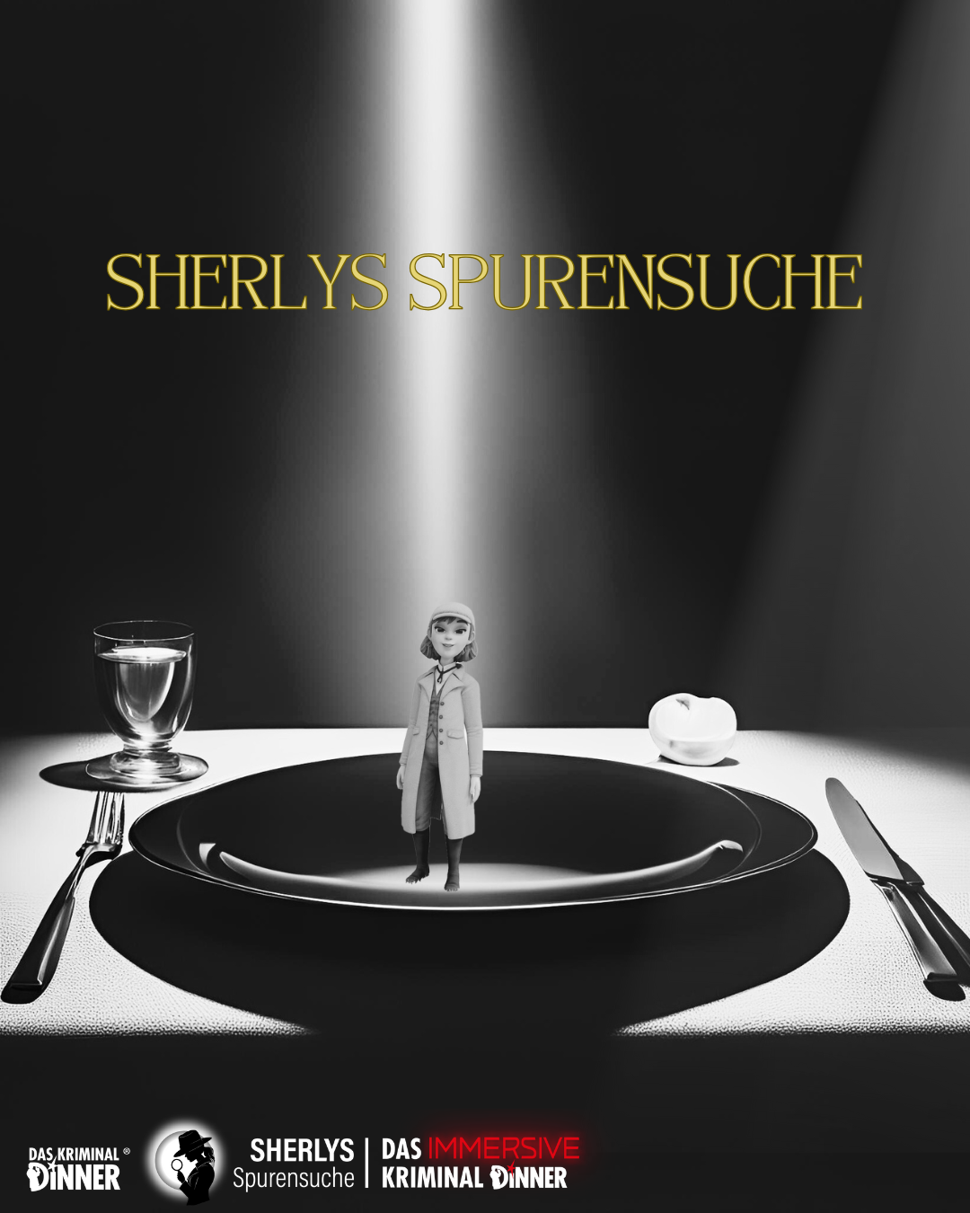 Kriminal-Dinner Sherly im Teller